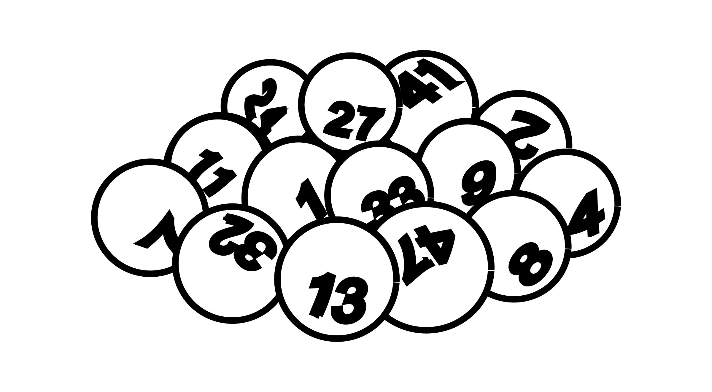 Lottery balls big image png.