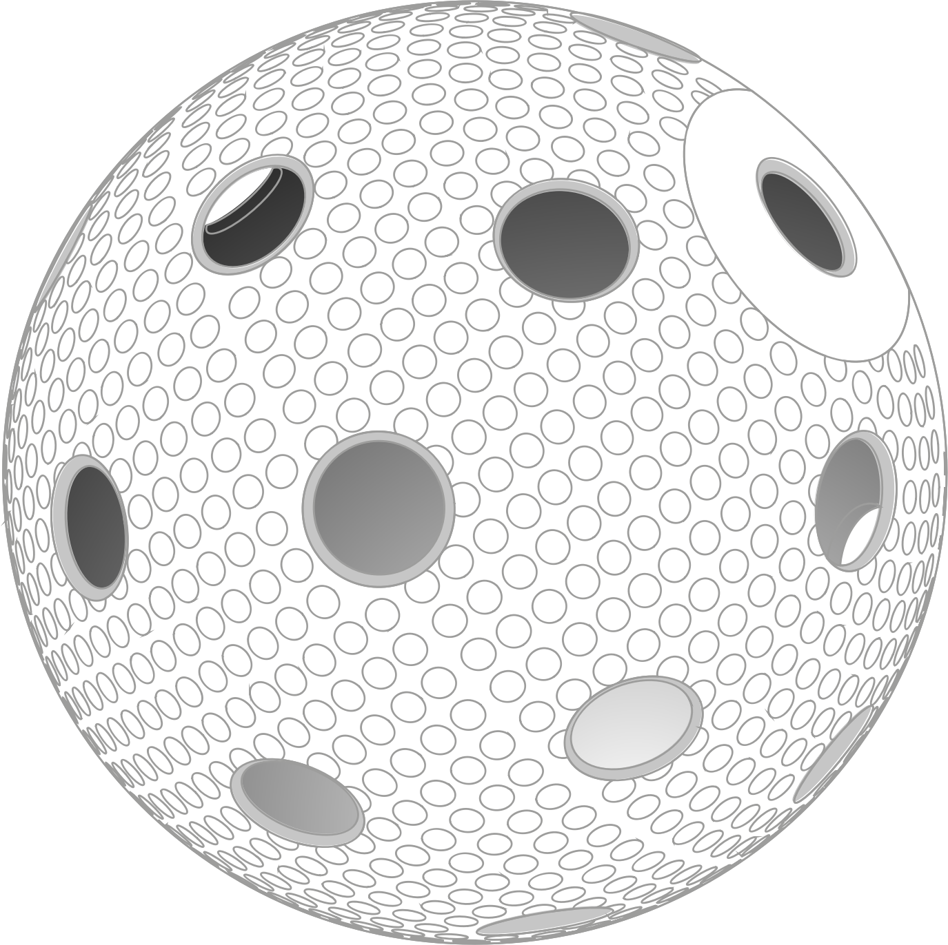 clipart ball floorball