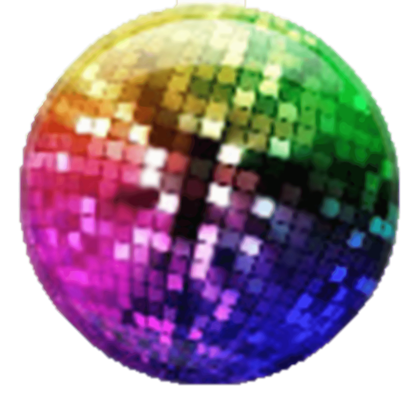 Ball image group rainbow. Disco clipart word