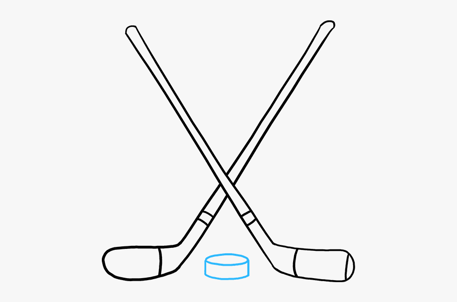 Hockey clipart floor hockey. How to draw sticks