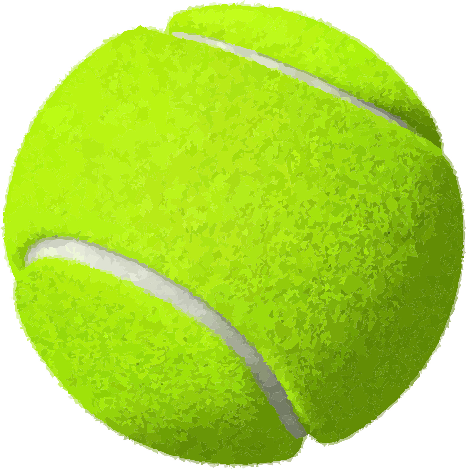 Clipart ball lawn tennis. Pelota de tenis big