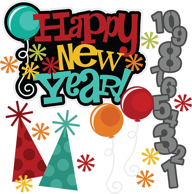 clock clipart nye