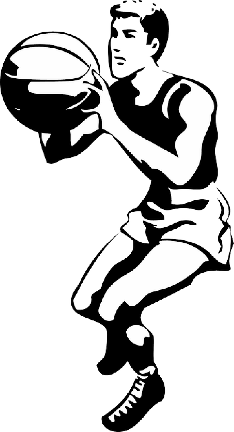 clipart numbers basketball