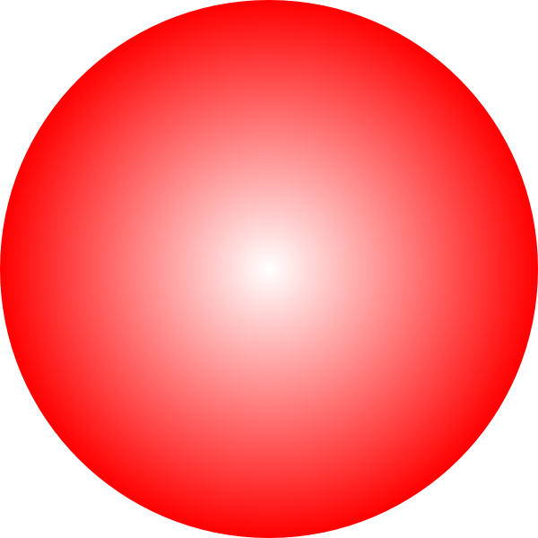 clipart ball red