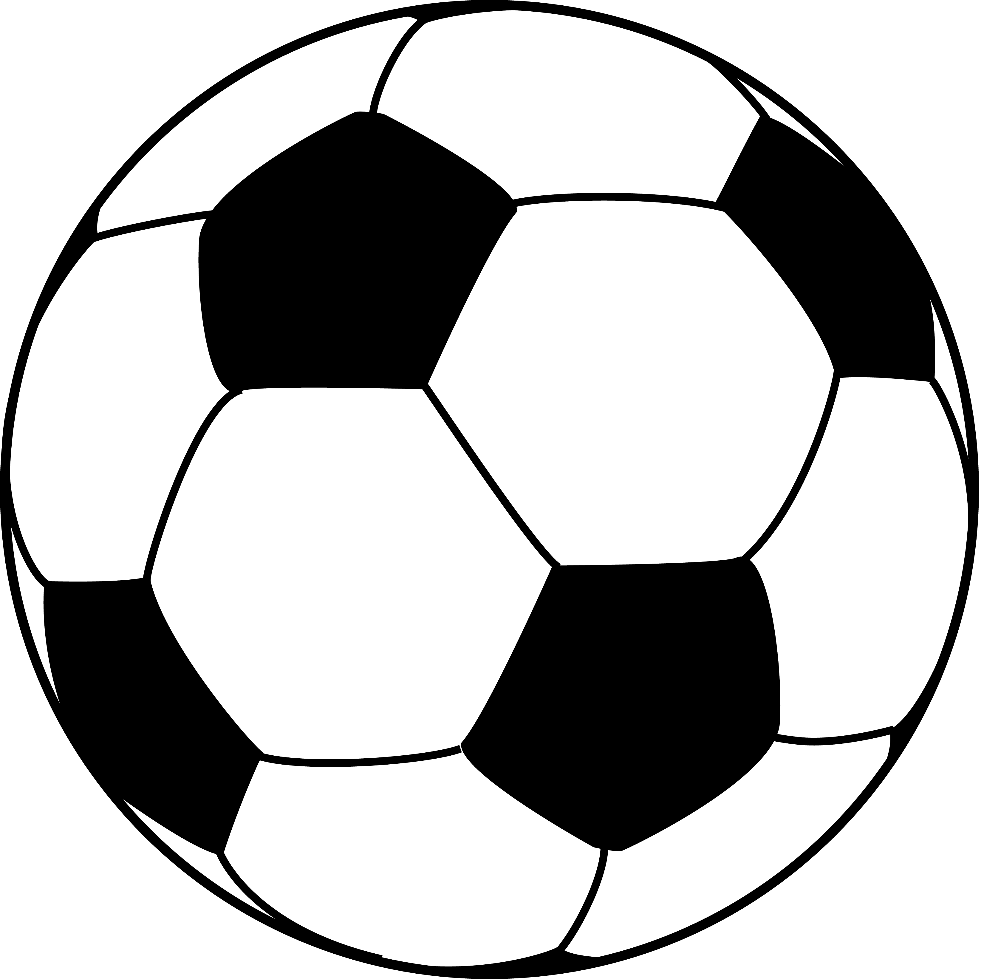 Clipart shield soccer. Ball drawing easy at