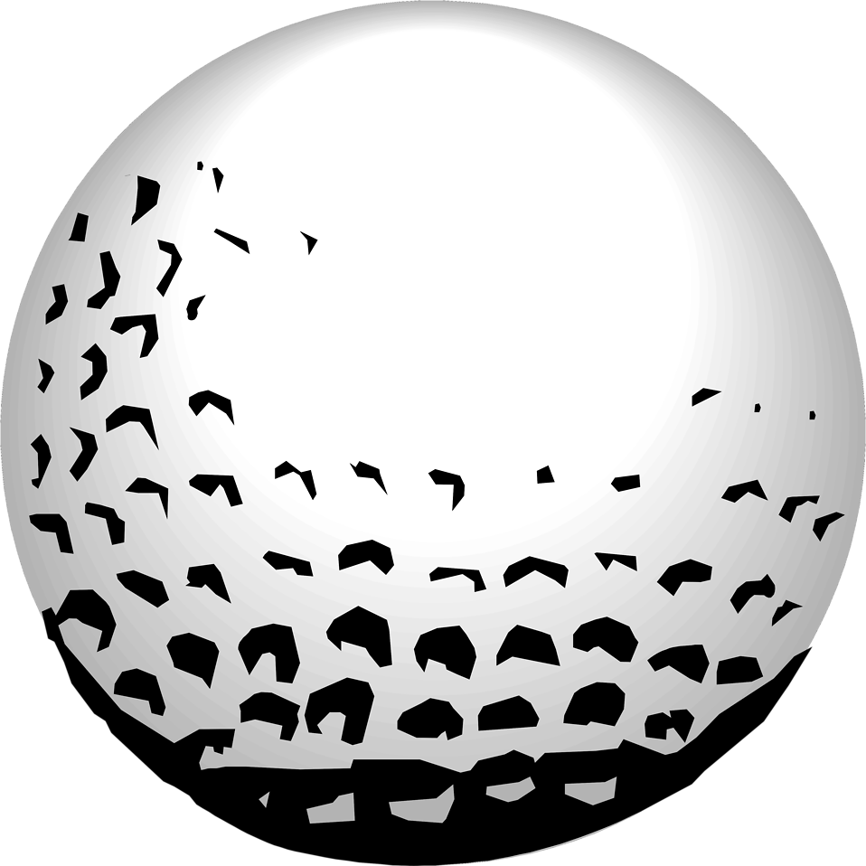 Free stock photo illustration. Clipart grass golf ball