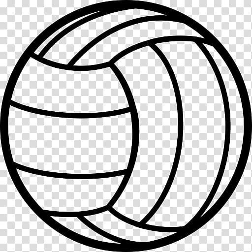 Beach sport ball transparent. Clipart volleyball line