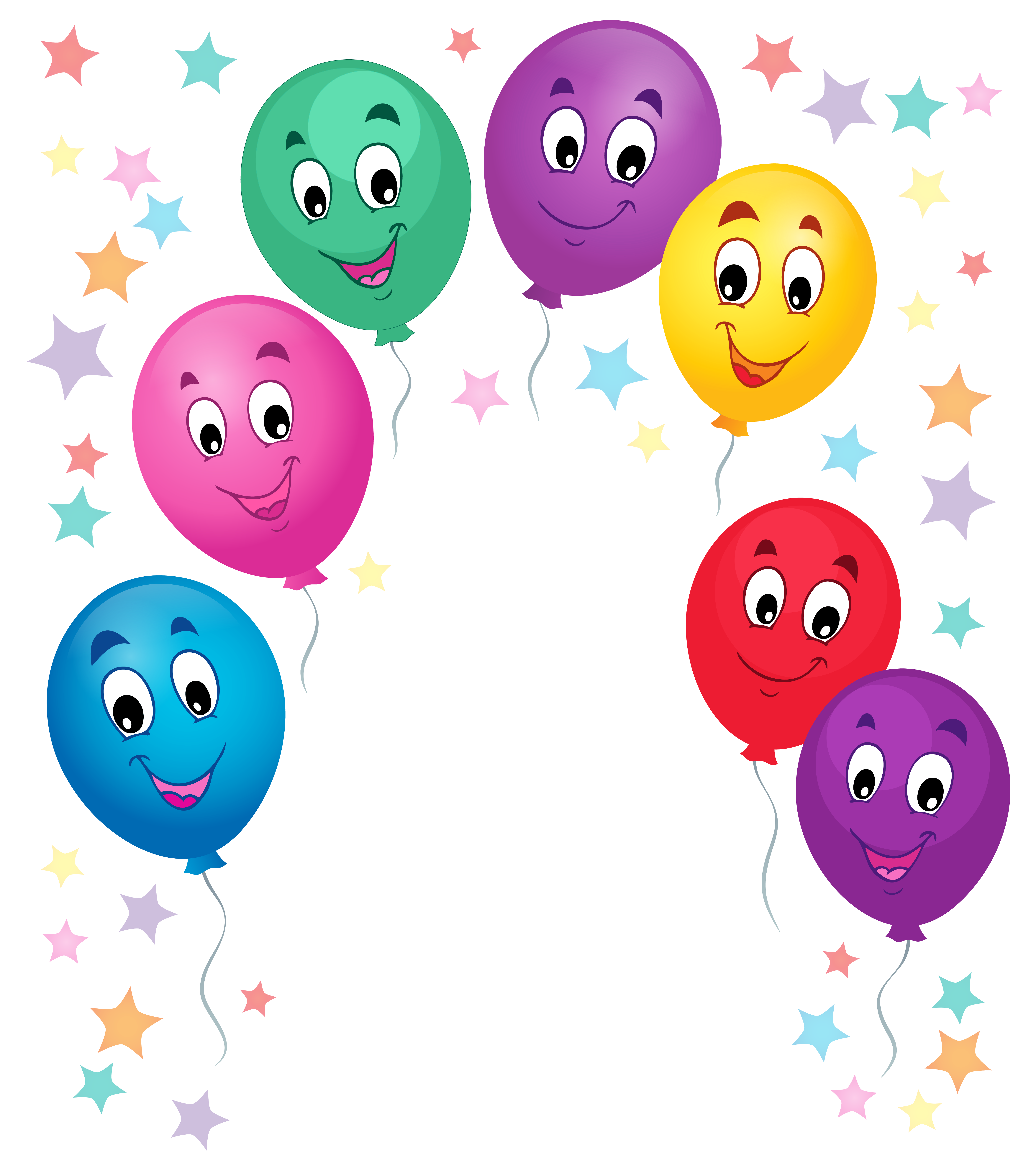 smiley clipart balloon