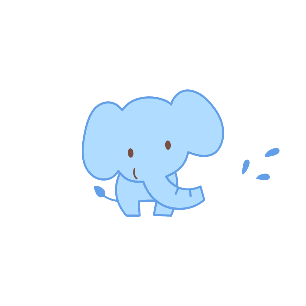 clipart balloon baby elephant