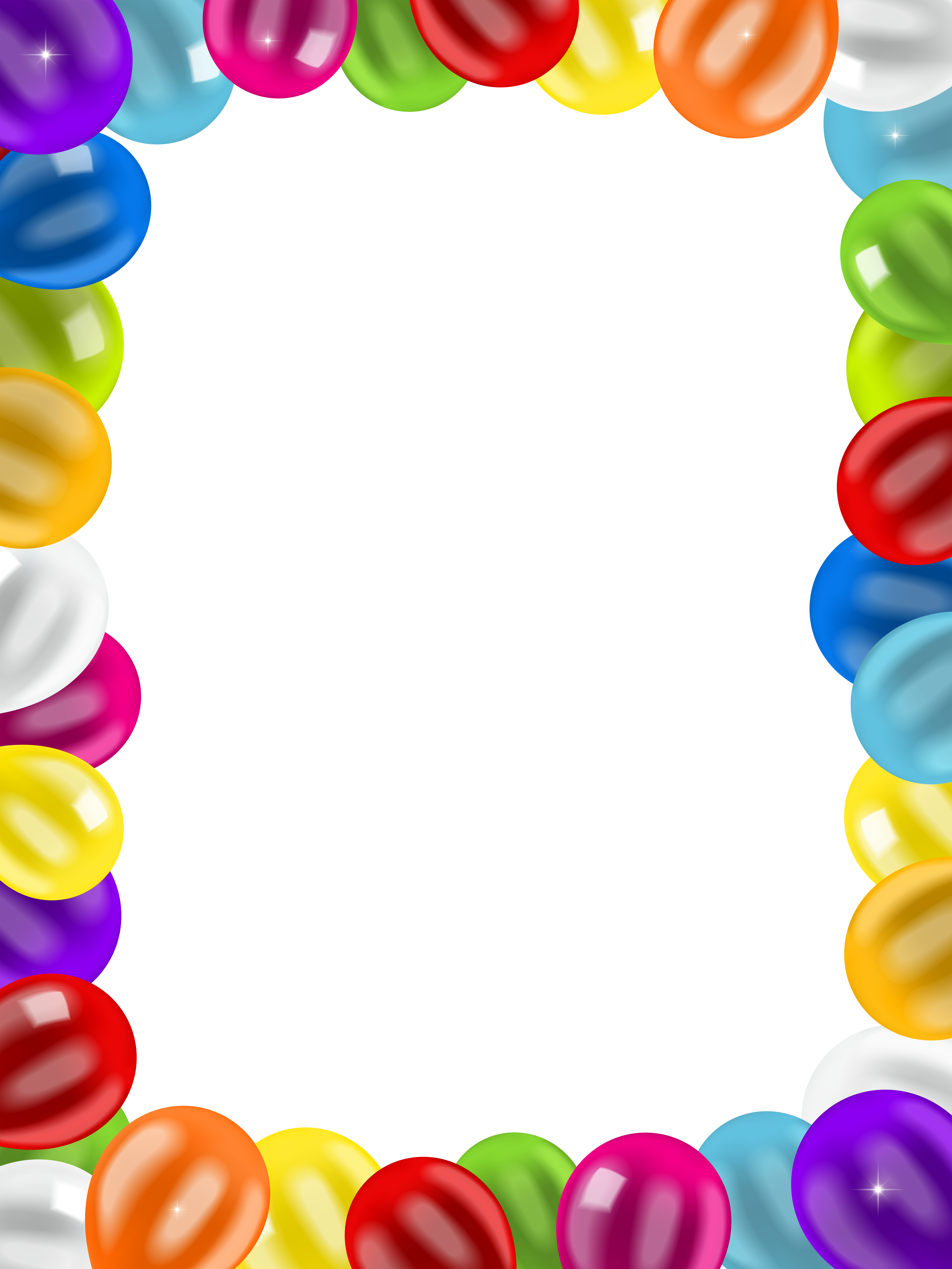 Balloon borders free page borders for word