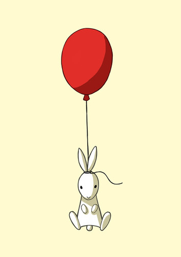 clipart balloon bunny