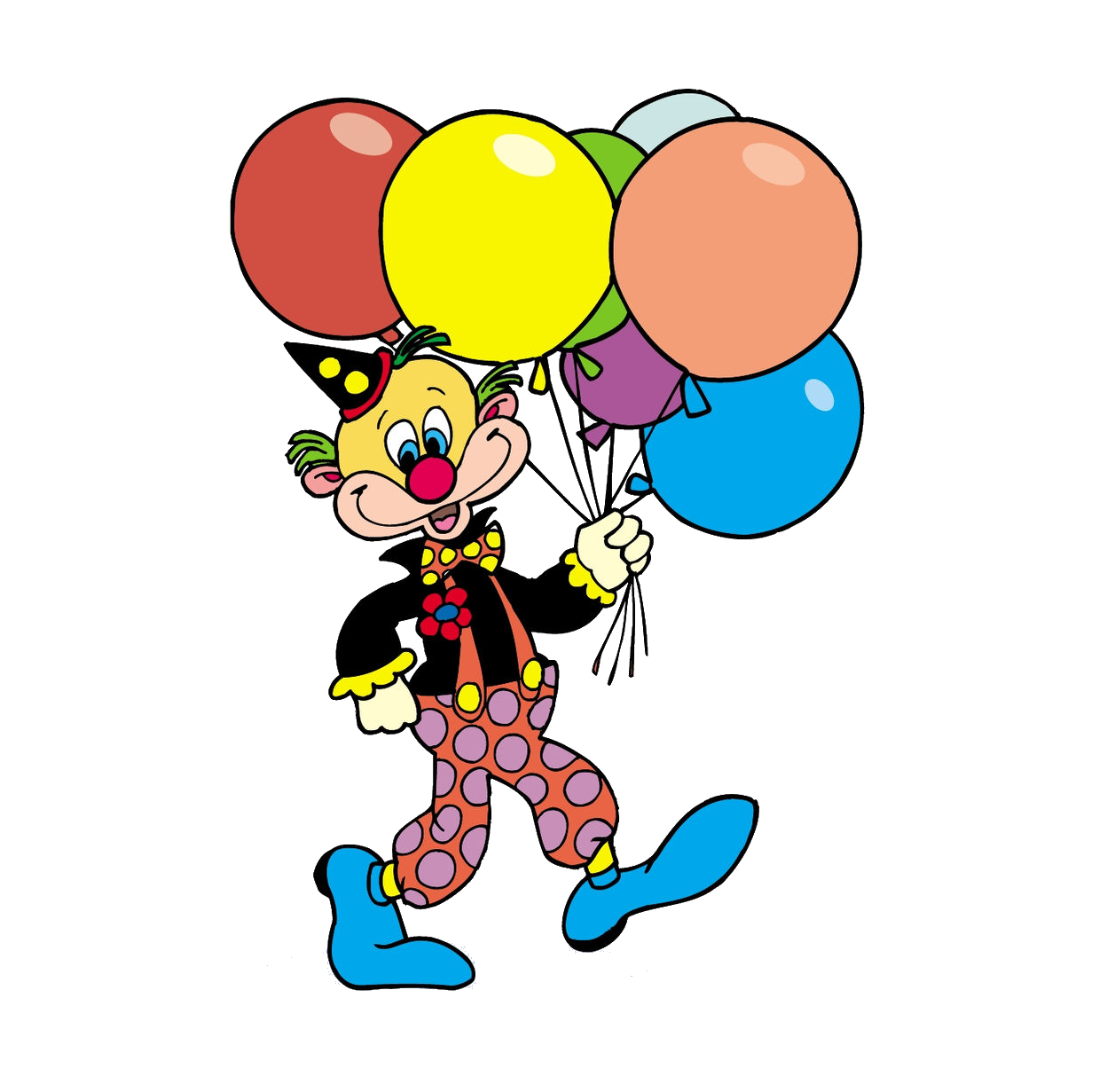 clipart balloons clown