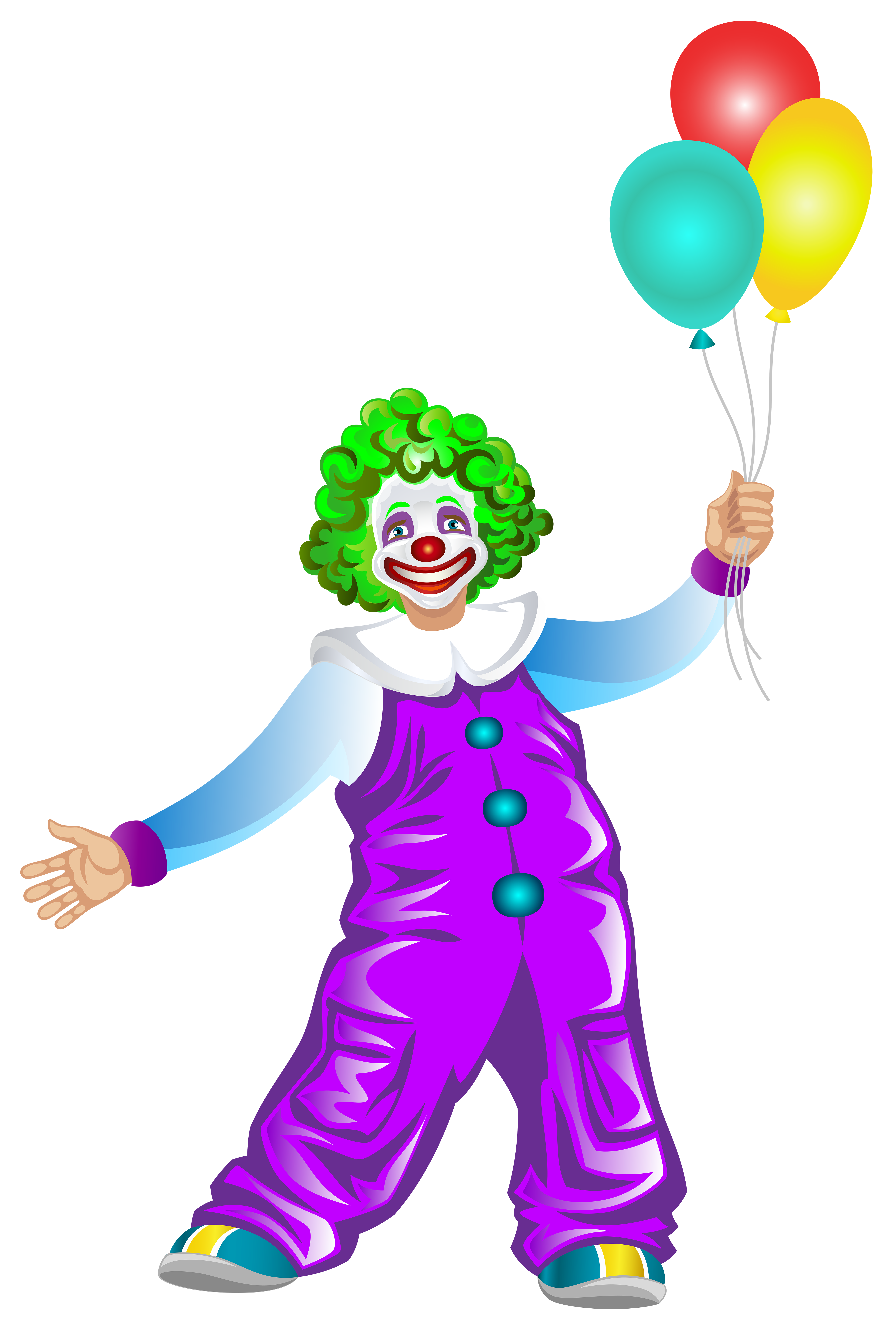 happy clipart clown