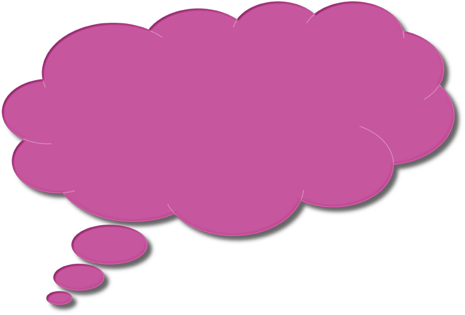 Speech png with transparent. Cloud clipart thought bubble
