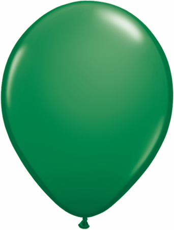 clipart balloon dark green
