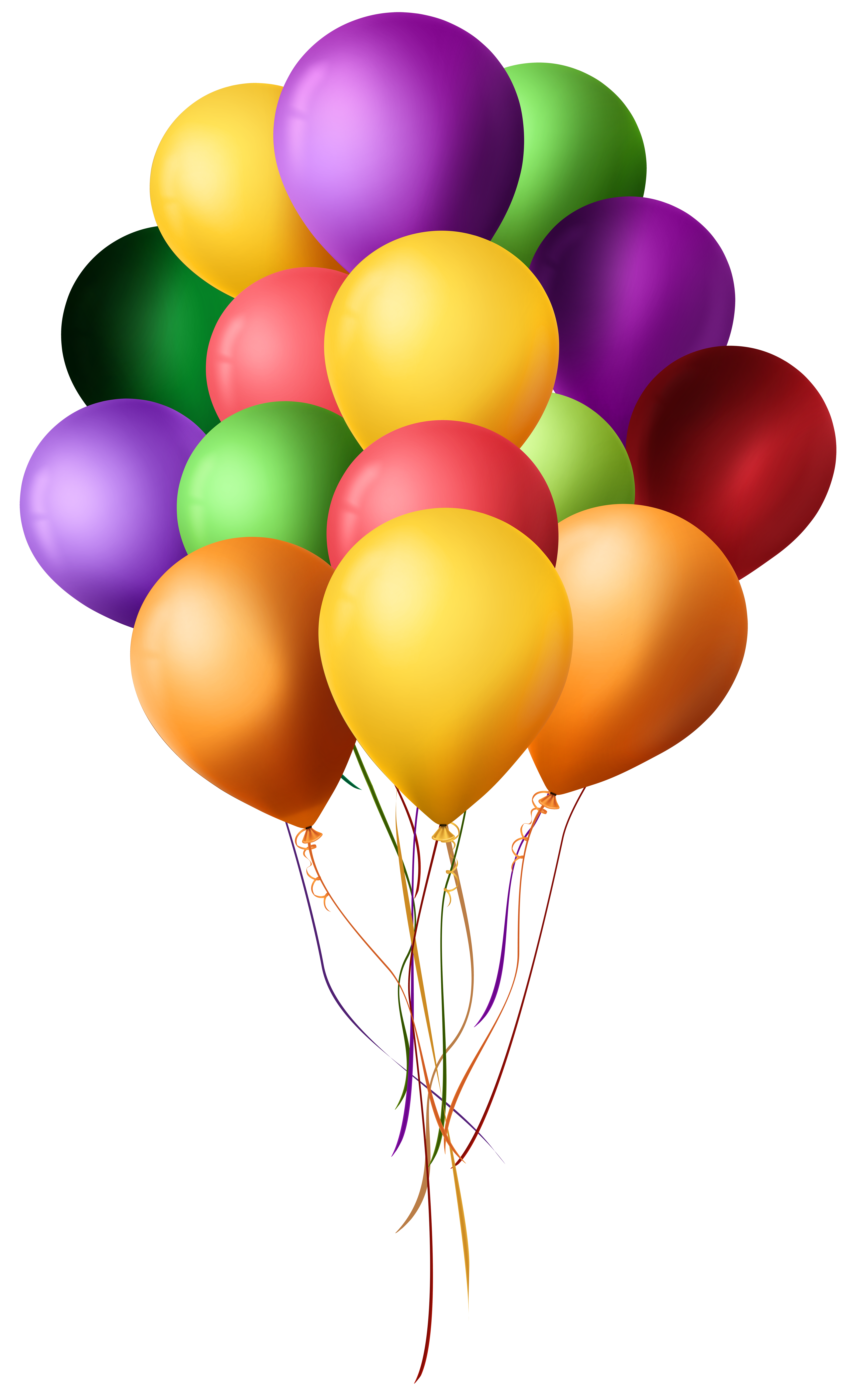 Clipart clouds bunch. Of balloons png clip