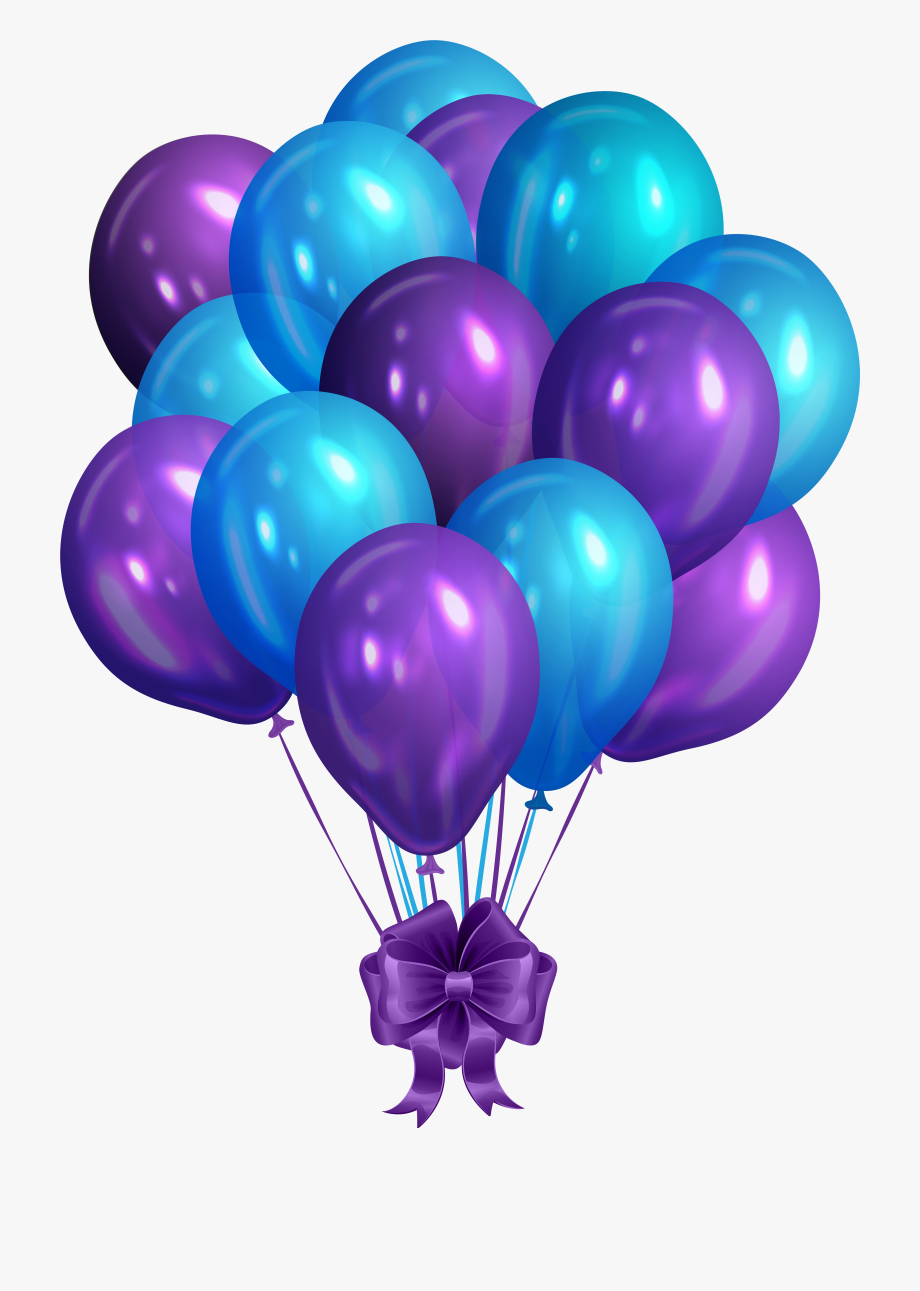 clipart balloons lavender