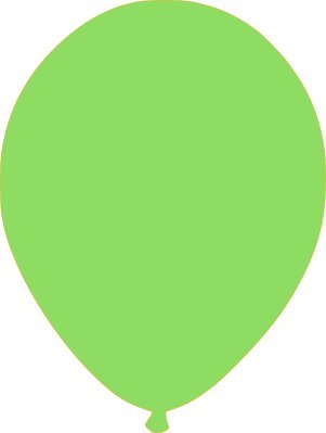 clipart balloon light green