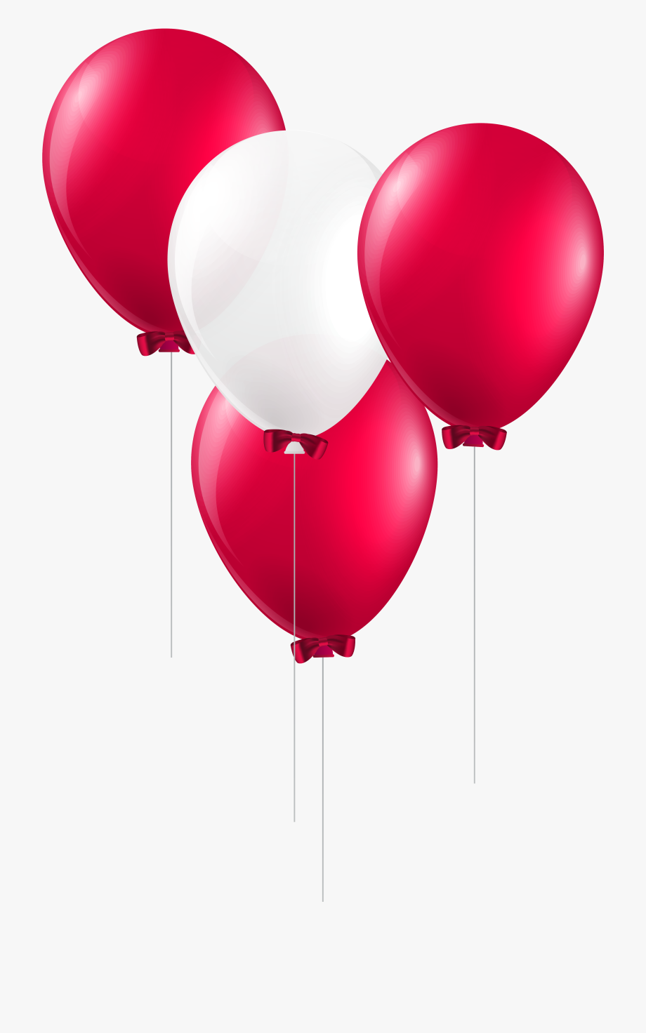 Transparent background red . Clipart balloon magenta