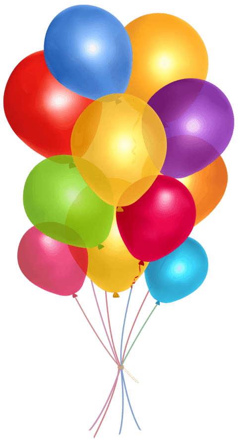 Simple group balloons png. Clipart balloon navy blue