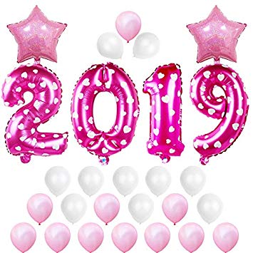 clipart balloons new year