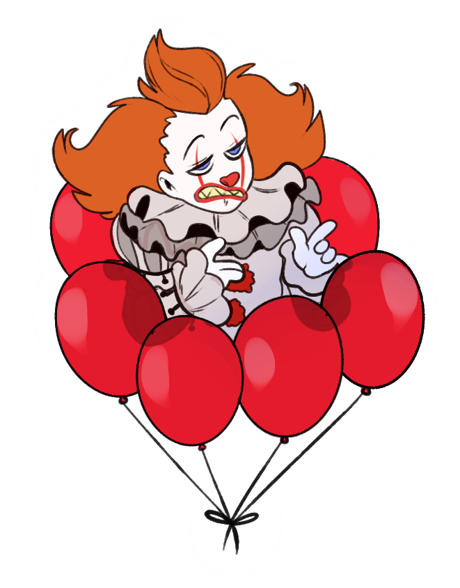 clown clipart pennywise