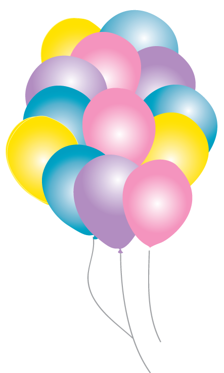 clipart balloon princess