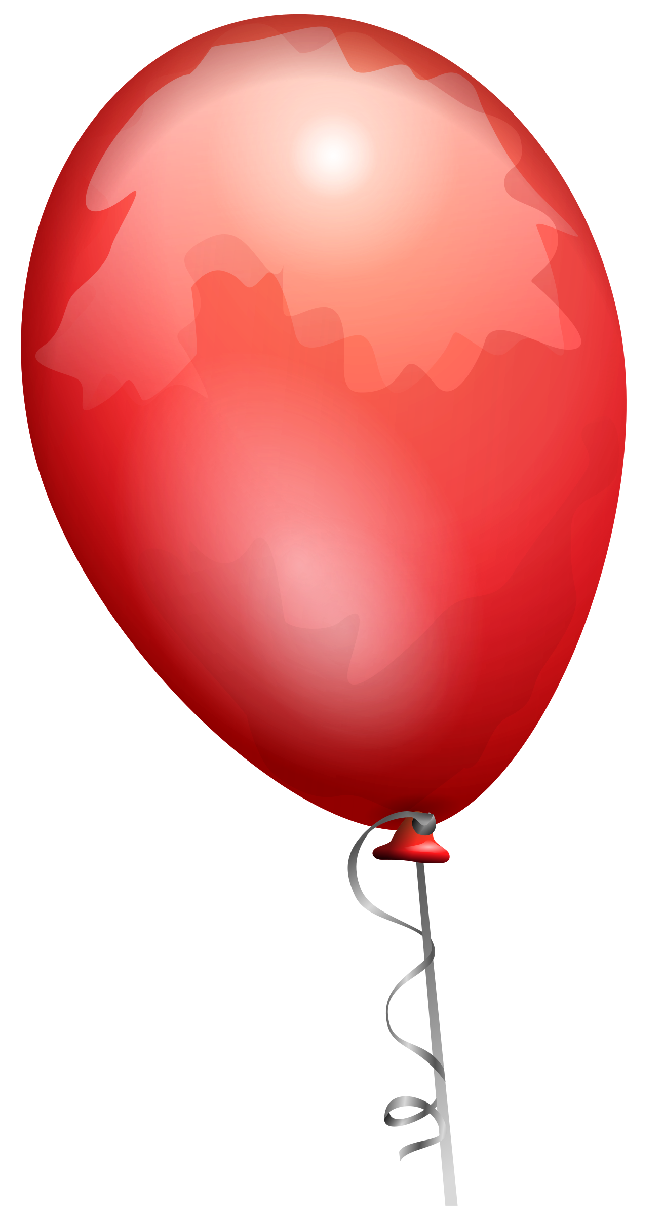 red clipart ballon