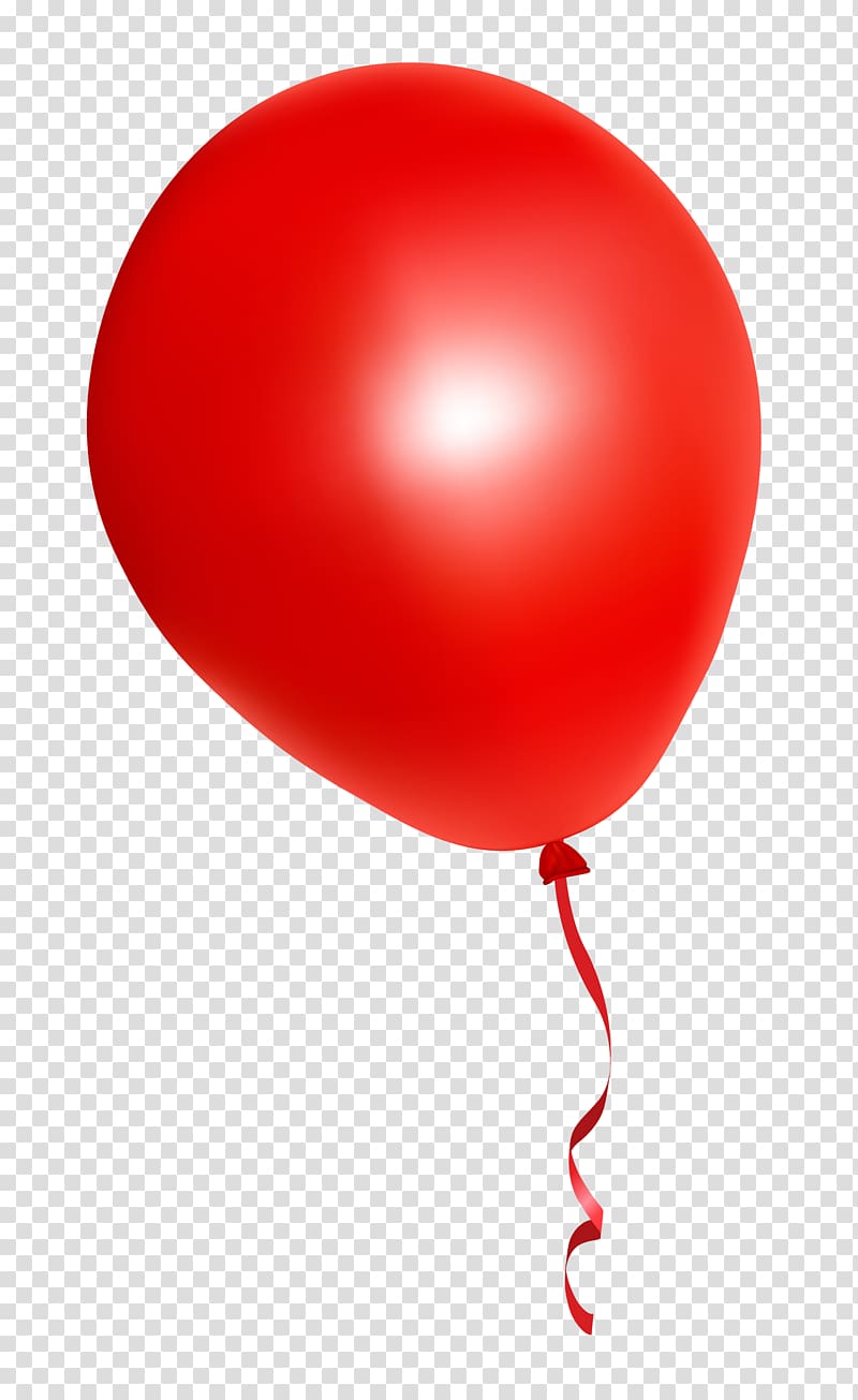 clipart balloon red