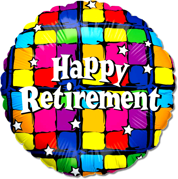 clipart balloon retirement