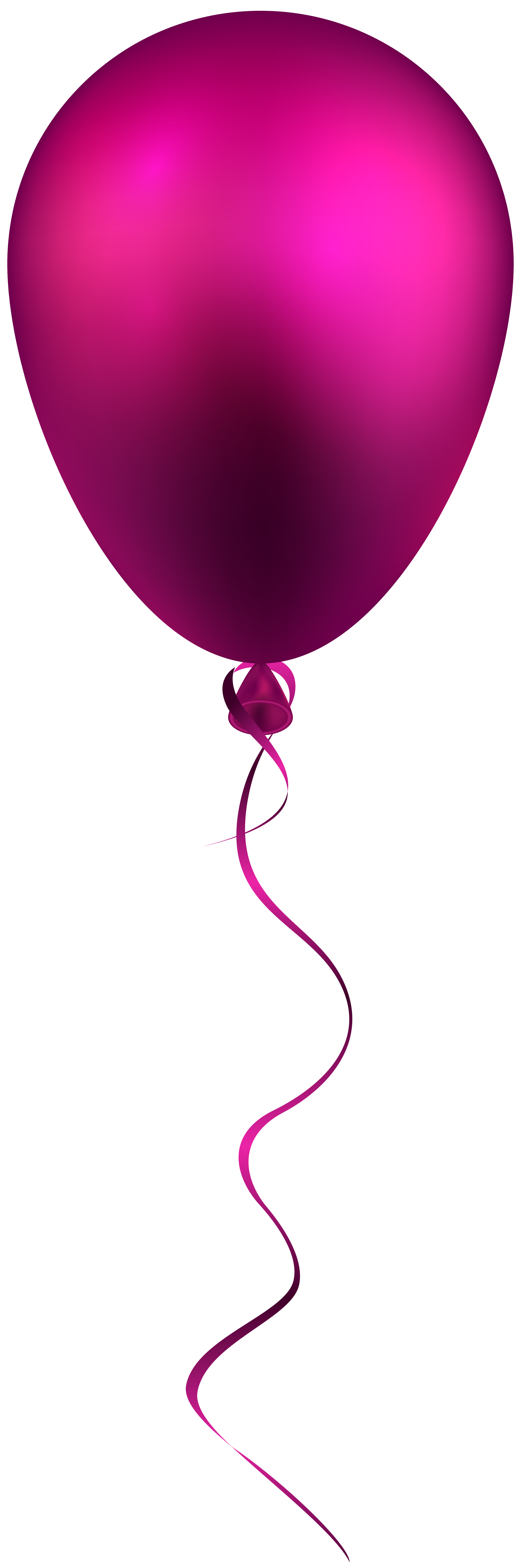 Pink png clip art. Clipart balloon ribbon