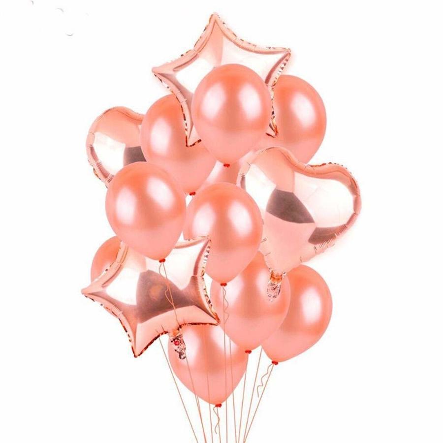 Download balloon party . Clipart balloons rose gold
