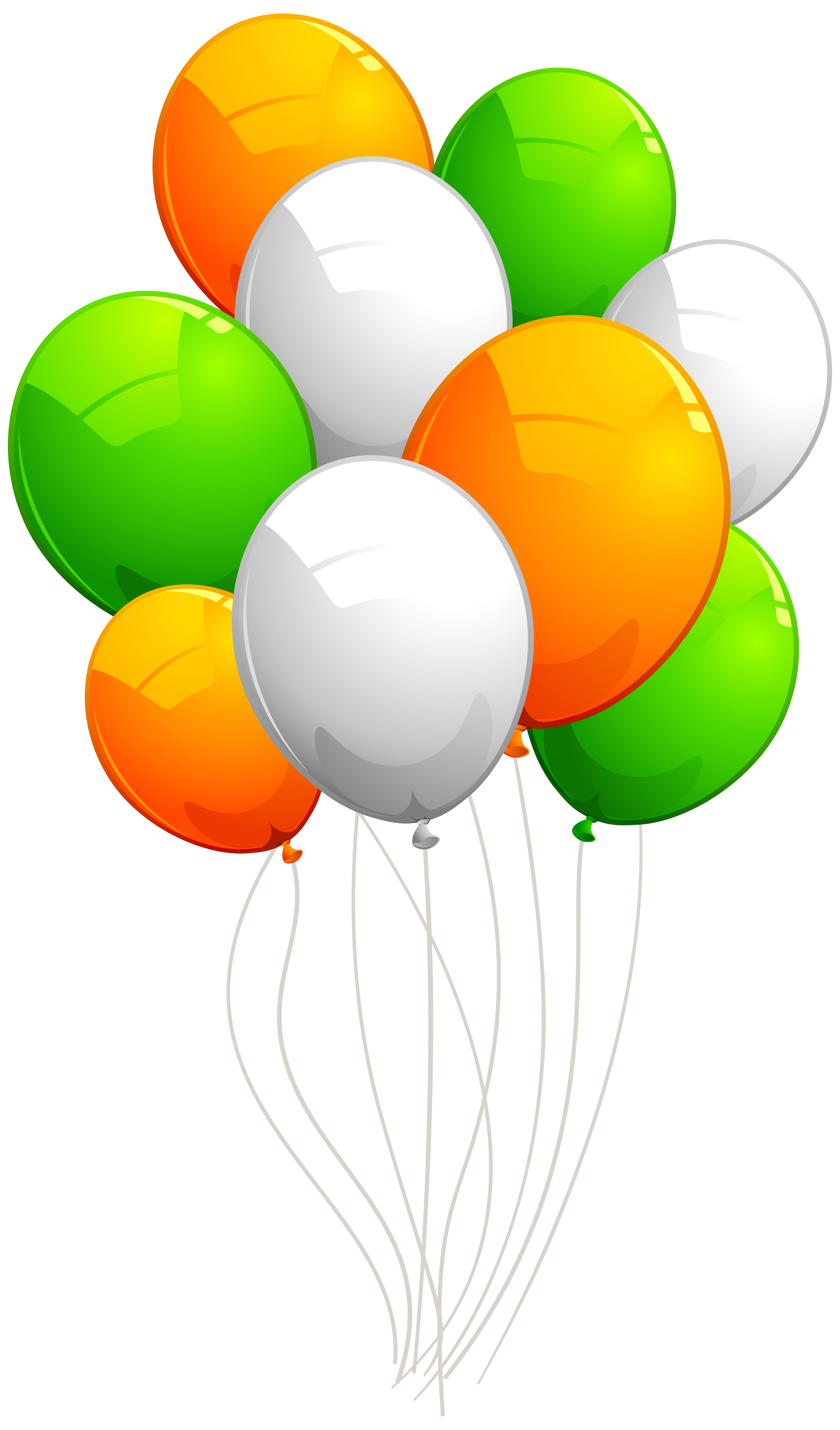 clipart balloons st patrick's day