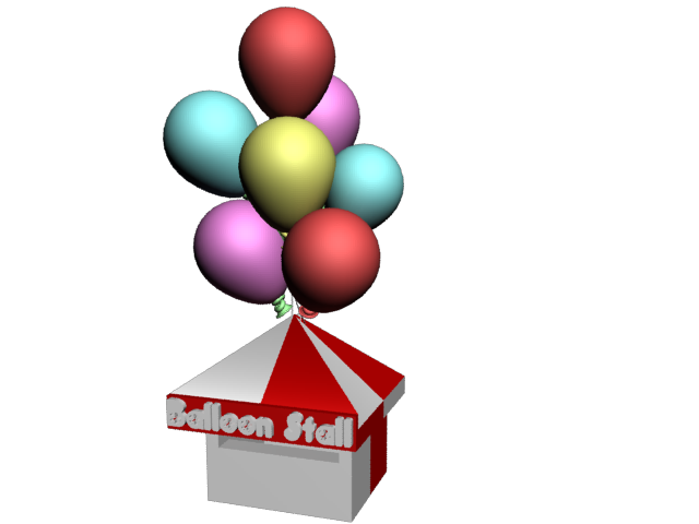 clipart balloons stall