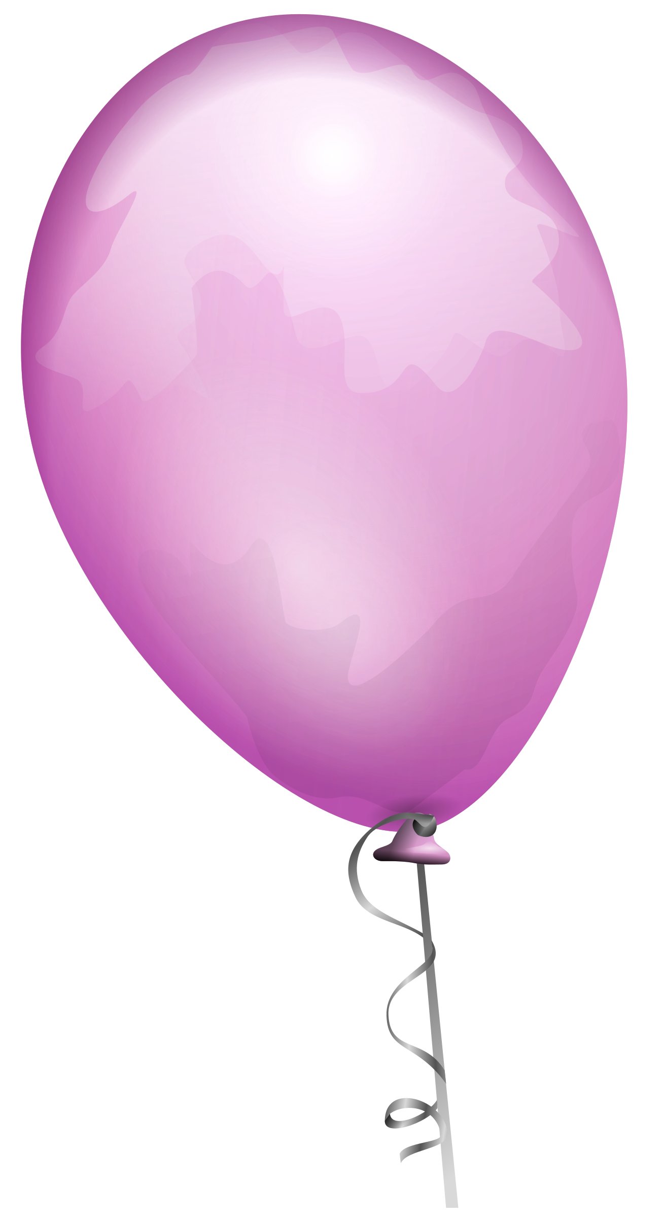 Clipart balloon string. Purple aj big image