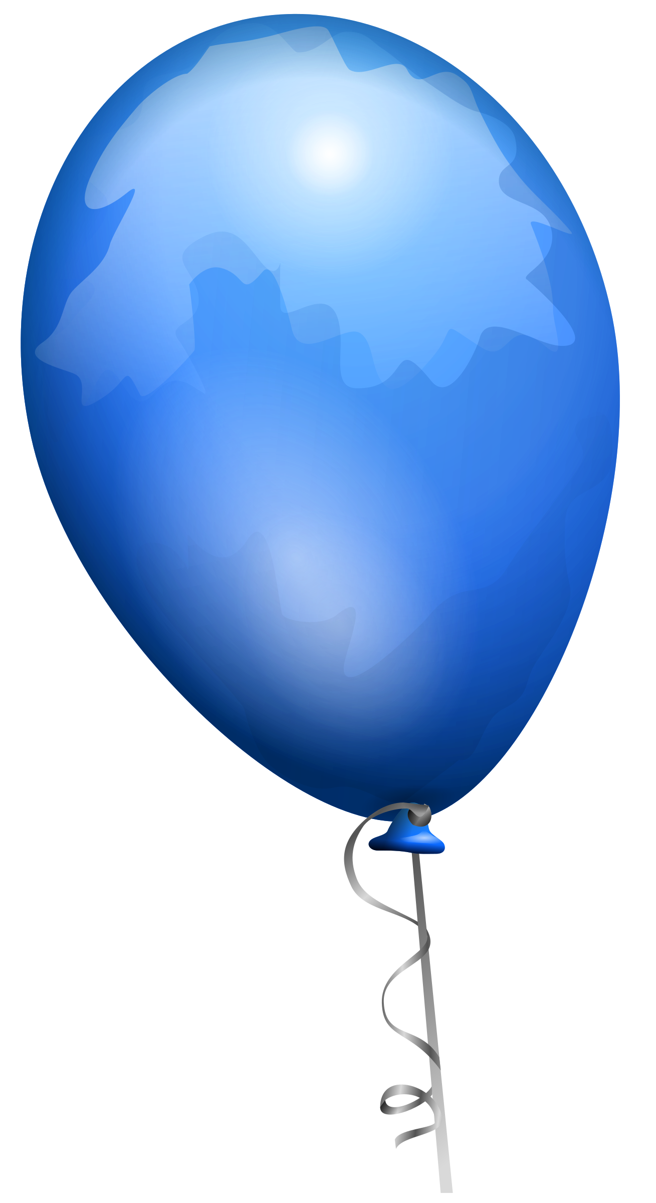 Clipart balloon string. Blue big image png