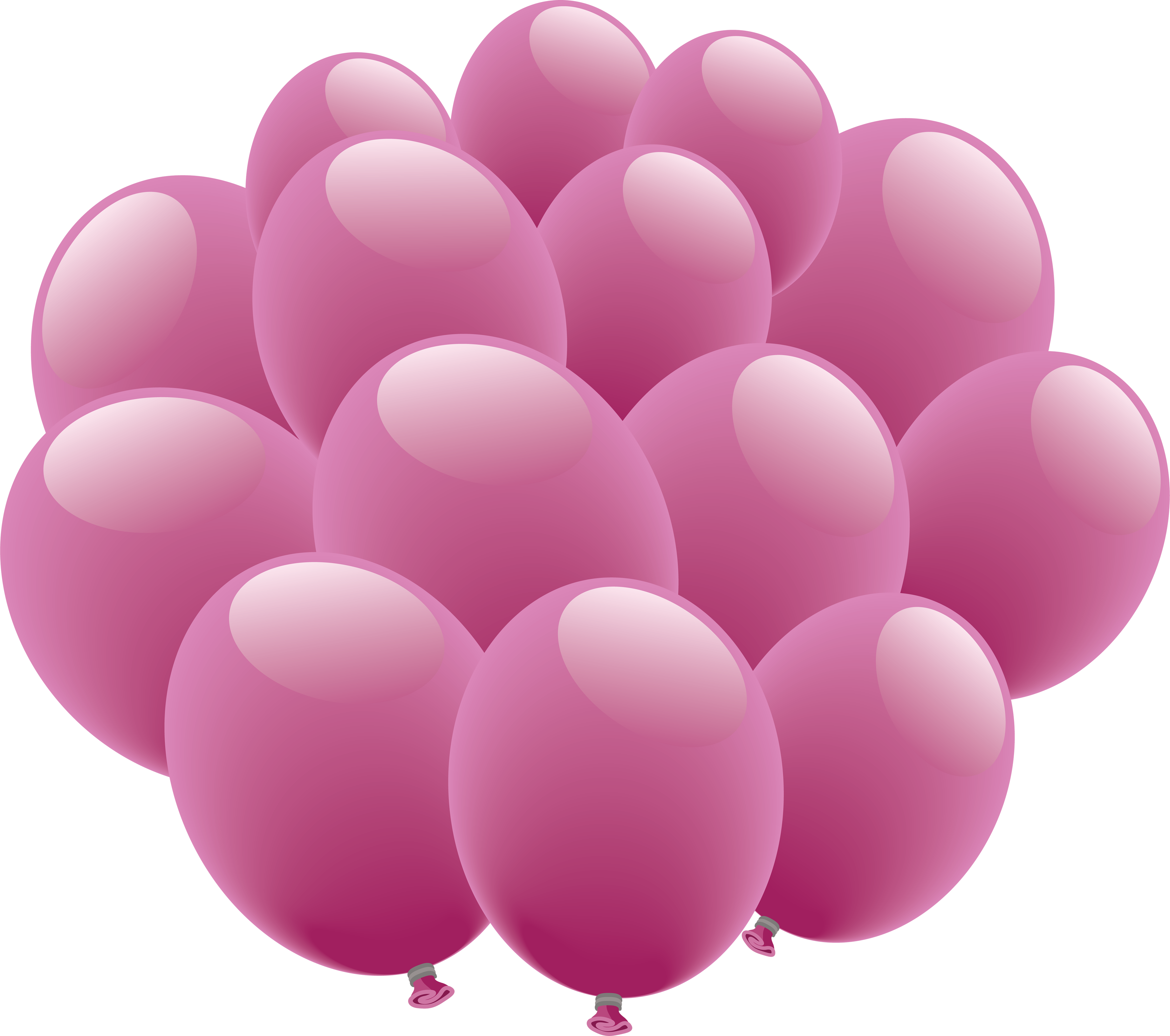 clipart balloon violet