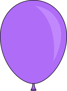 clipart balloons lavender