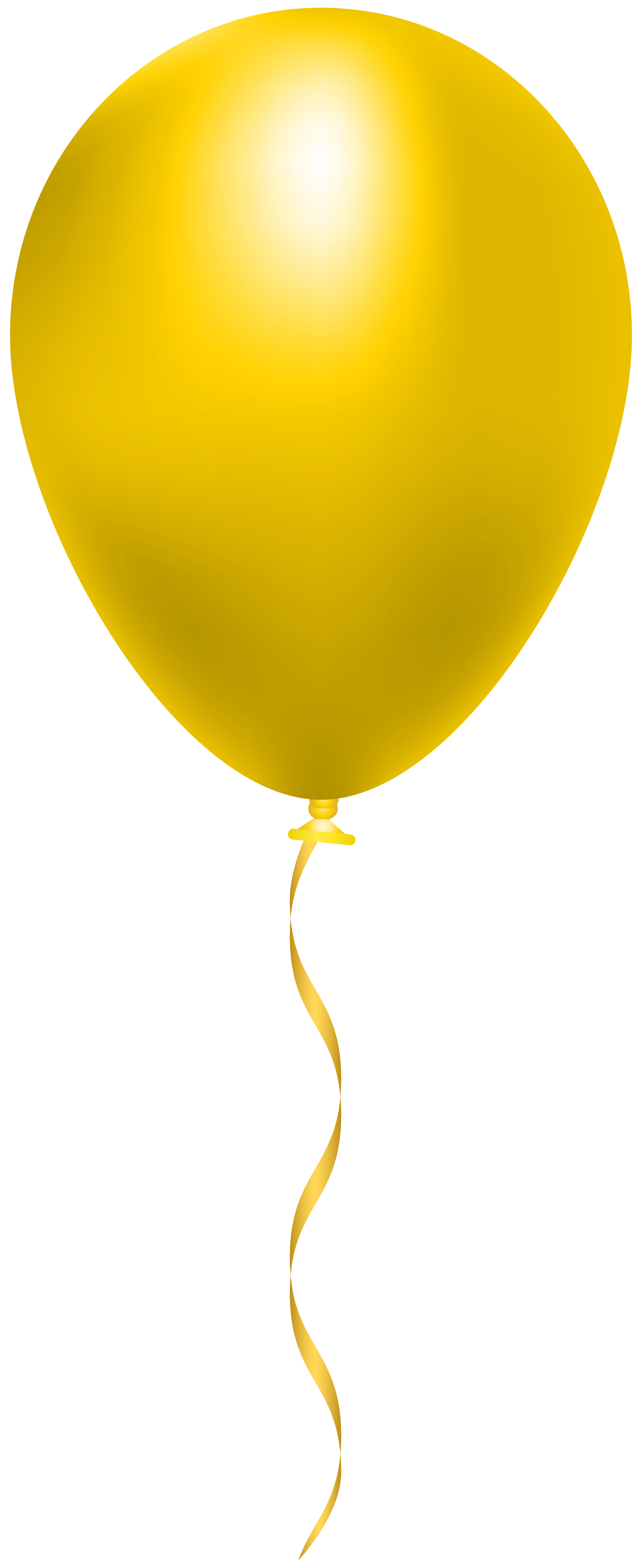 clipart balloons yellow