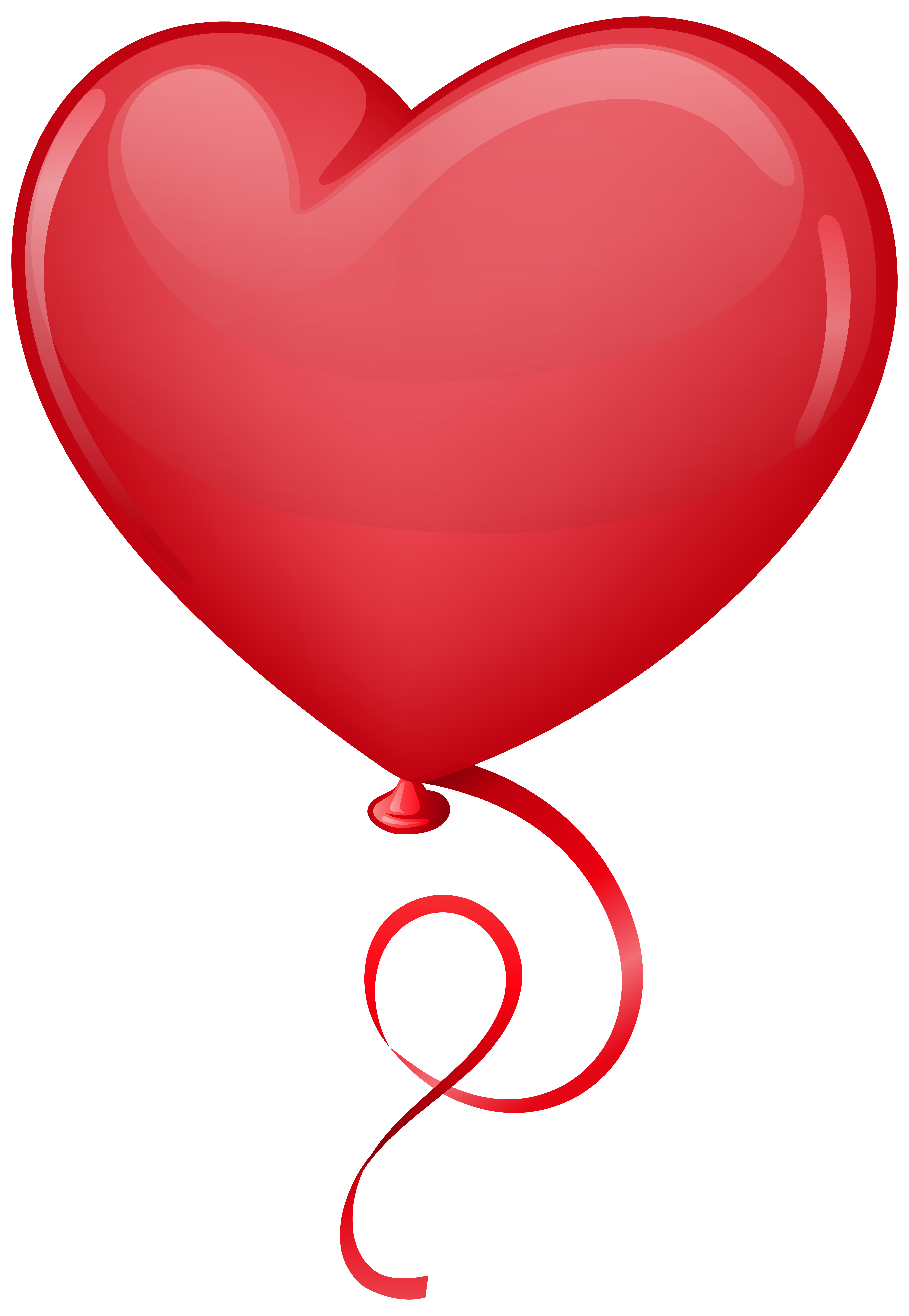 Balloon red clip art. Ballon clipart heart