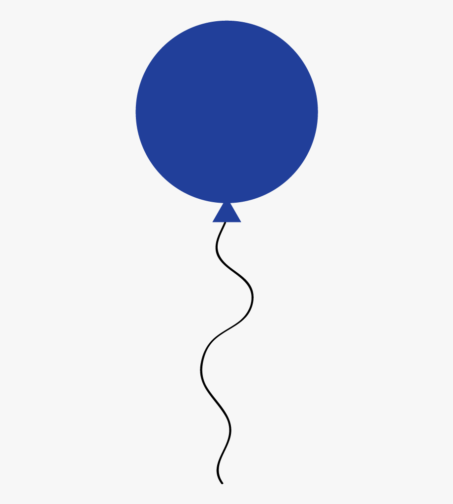 clipart balloons dark blue
