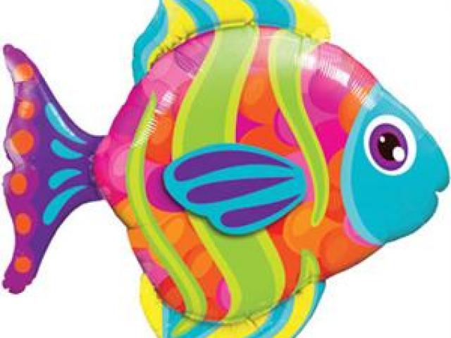clipart fish balloon