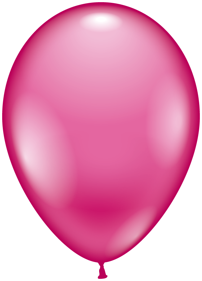 Streamers clipart heart. Karaloon shop balloons fuchsia