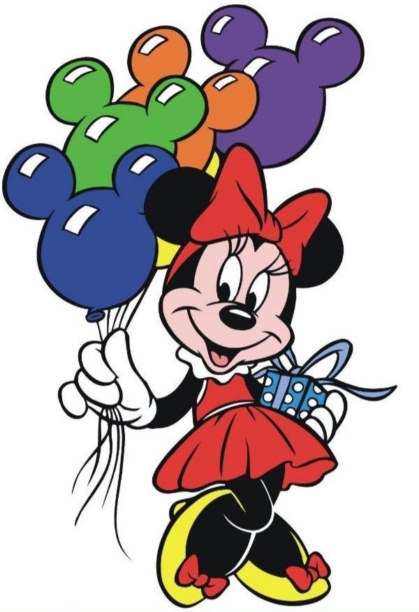 Pin by anne elizabeth. Clipart balloons minnie