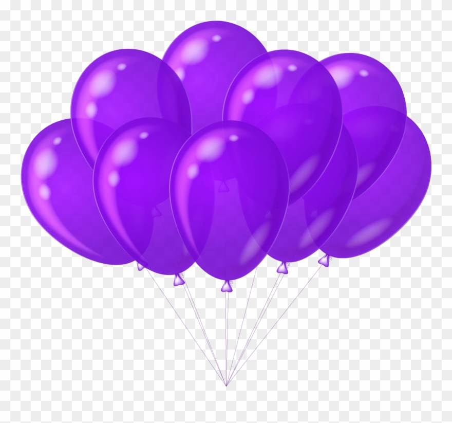 Clipart balloons purple. Balloon heart clip art