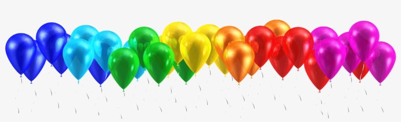 clipart balloons row