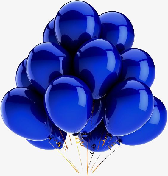 Clipart balloons royal blue. Cartoon helium balloon 