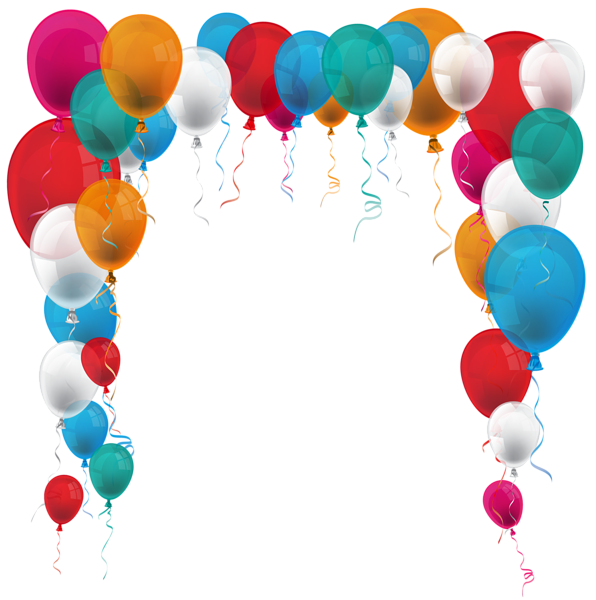 Balloon arch png image. Clipart balloons shape