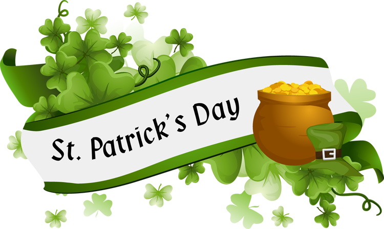 clipart balloons st patrick's day