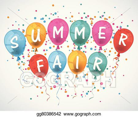 clipart summer fair